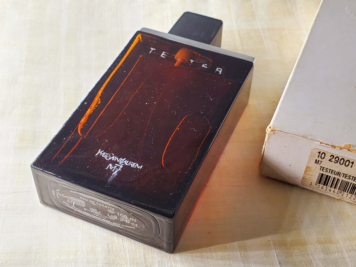 M7 Yves Saint Laurent for men EDT Spray 100 ml 3.4 oz, Vintage, Rare, TESTER