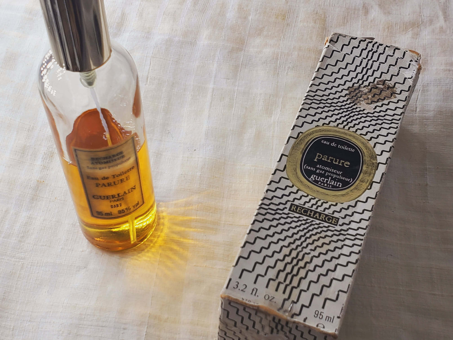 Parure Guerlain for women EDT Spray 95 ml 3.2 oz. Vintage, Rare, Level As Pictured