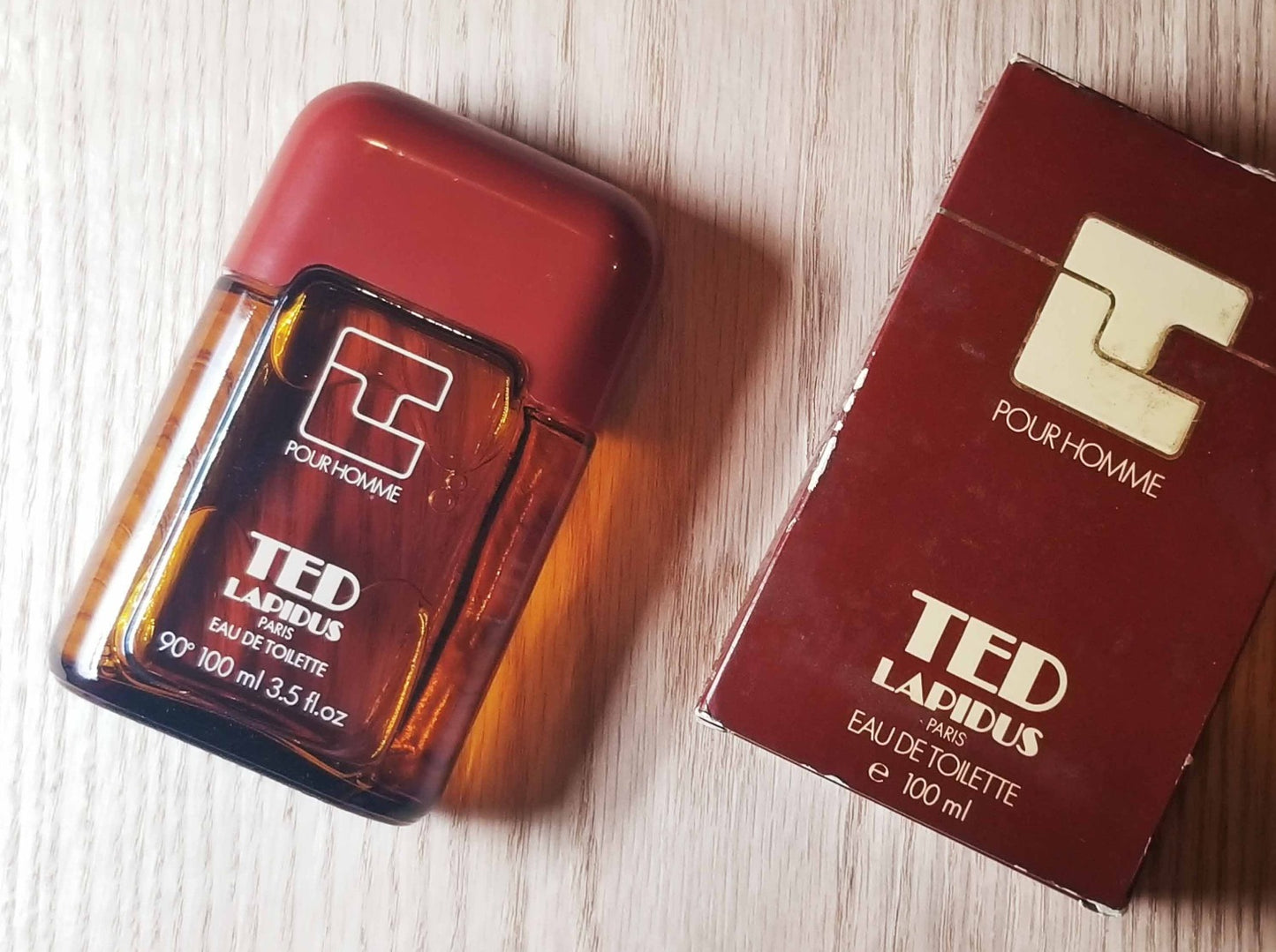 Ted Lapidus pour Homme EDT Splash 200 ml 7 oz OR 100 ml 3.4 oz, Vintage, Rare