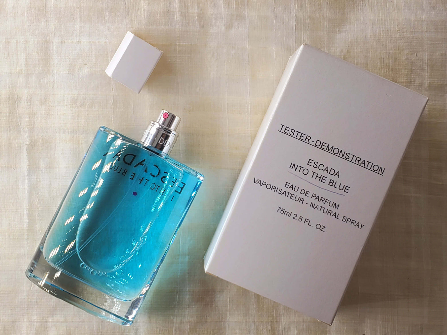Escada Into the Blue for women EDP Spray 75 ml 2.5 oz, Vintage, Rare, TESTER