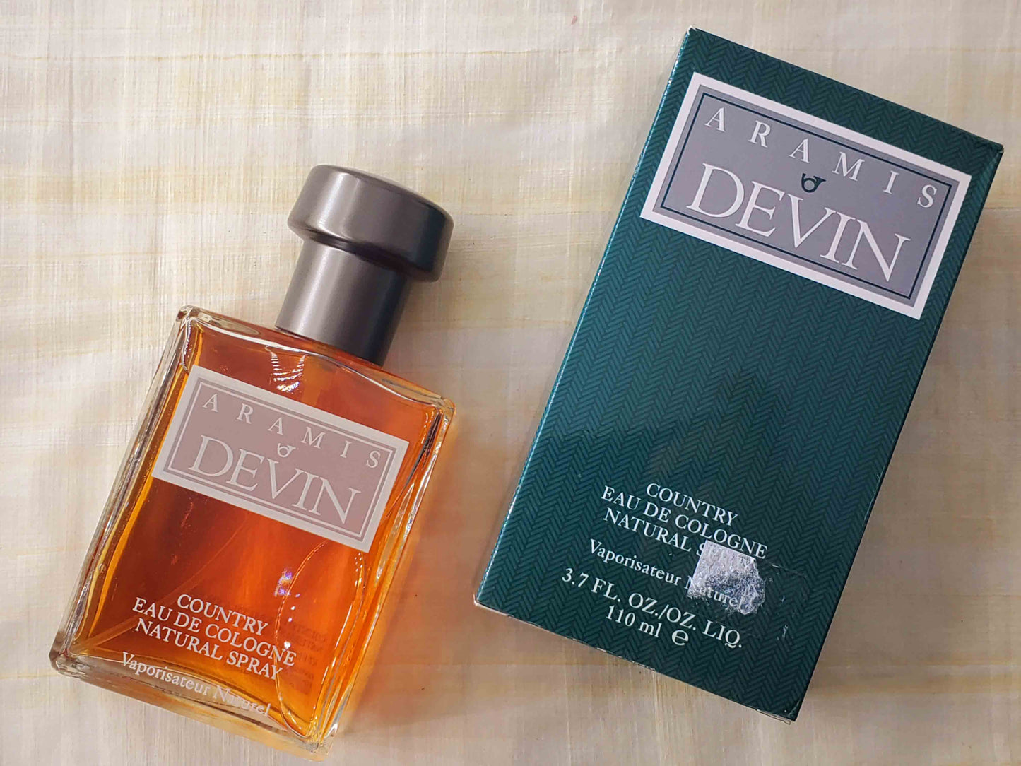 Aramis Devin Men's Cologne by Aramis Country Eau De Cologne Spray 110 ml 3.7 oz, Rare, Vintage