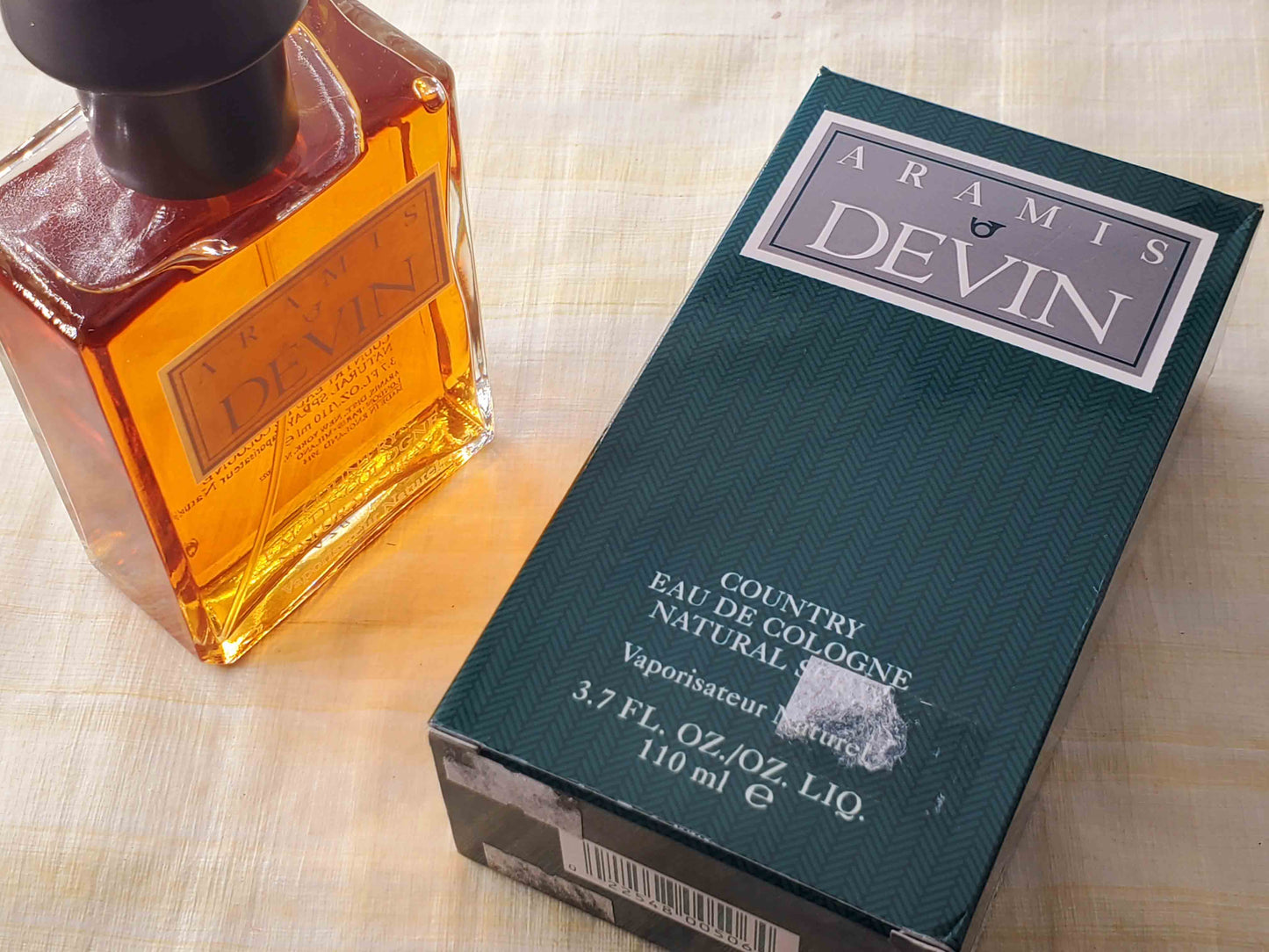 Aramis Devin Men's Cologne by Aramis Country Eau De Cologne Spray 110 ml 3.7 oz, Rare, Vintage