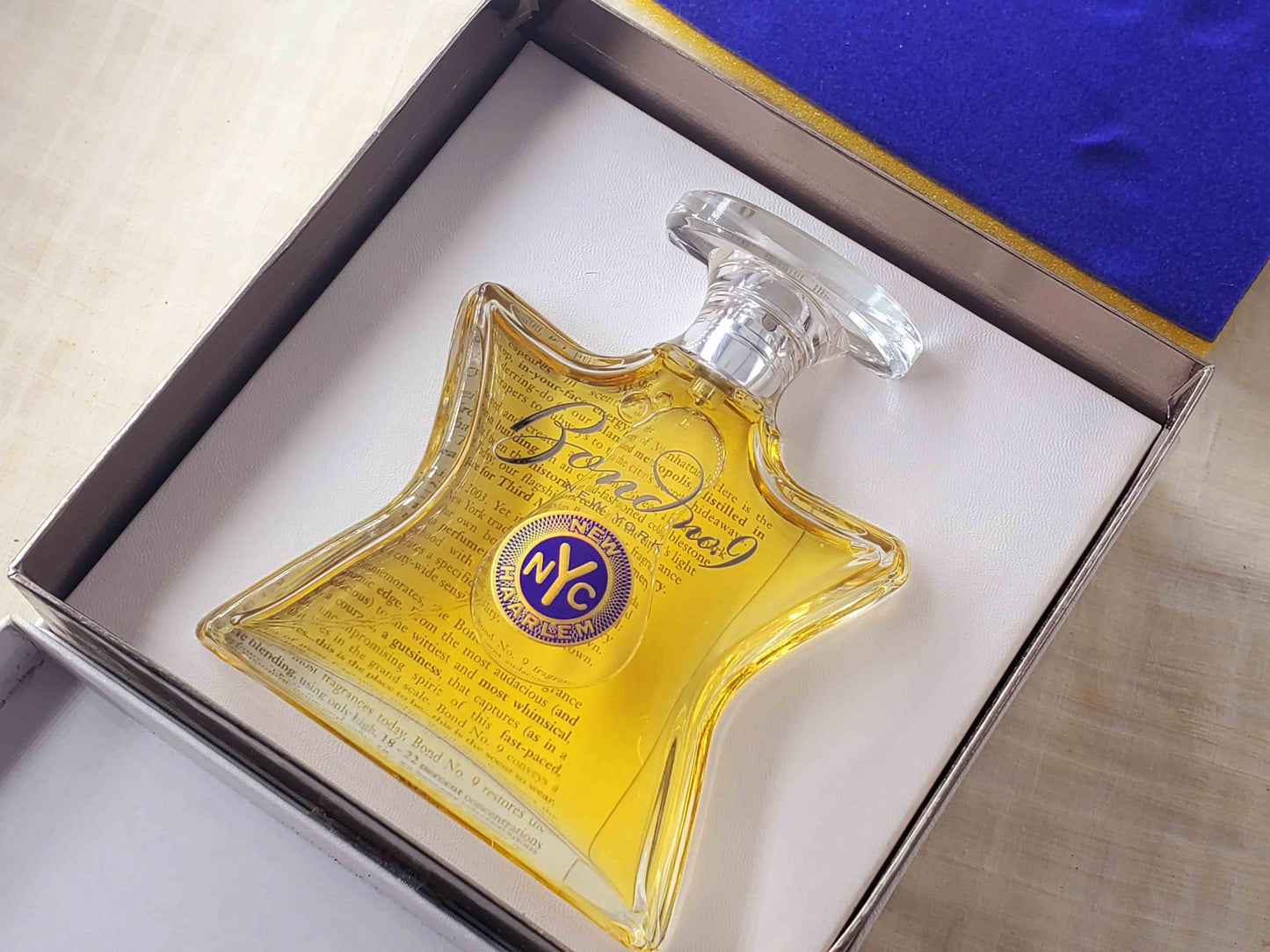 New Haarlem Bond No 9 Unisex EDP Spray 100 ml 3.4 oz OR 50 ml 1.7 oz, Rare, Vintage