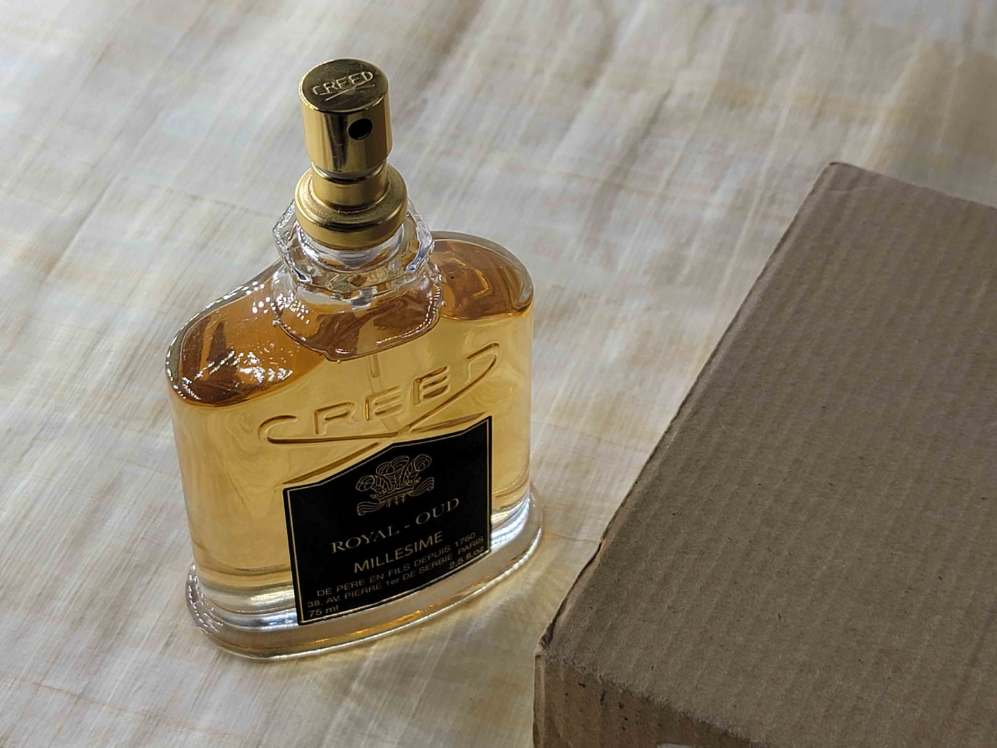 Royal Oud Creed Unisex EDP Spray (2011) Batch 11T01 First Edition 75 ml 2.5 oz, Rare, Vintage, TESTER