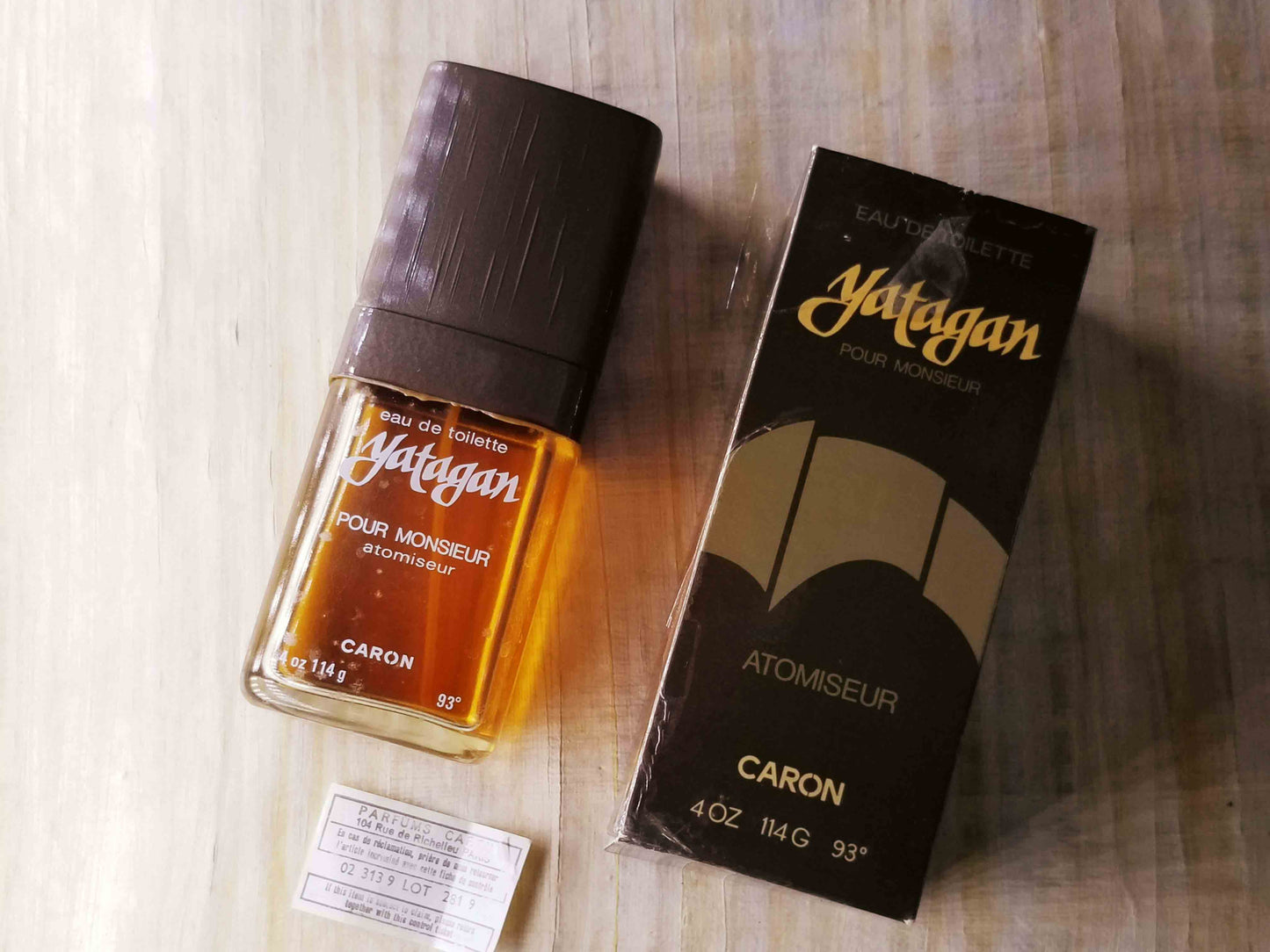 Yatagan Caron for men EDT Spray 120 ml 4 oz, Vintage, Rare