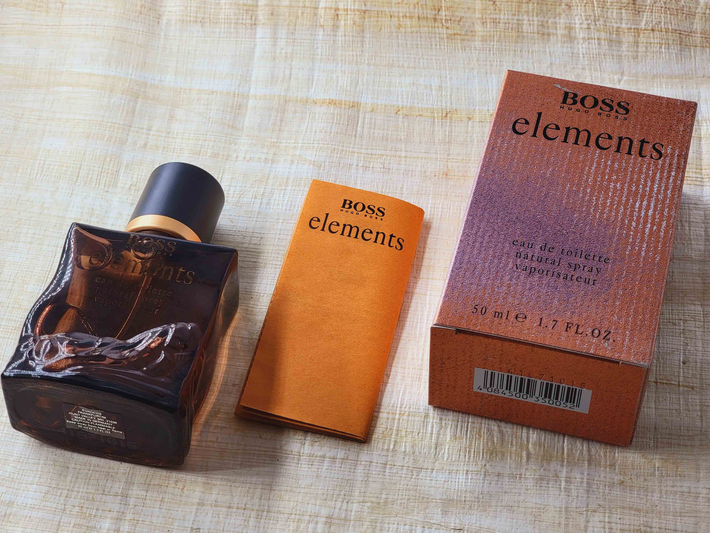 Boss Elements Hugo Boss for men EDT Spray 100 ml 3.4 oz OR 50 ml 1.7 oz, Vintage, Rare