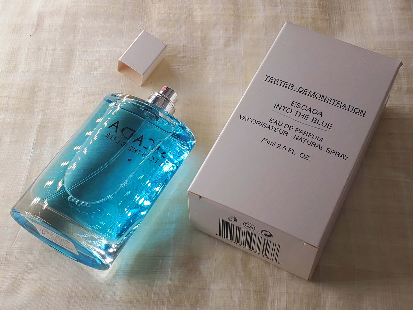 Escada Into the Blue for women EDP Spray 75 ml 2.5 oz, Vintage, Rare, TESTER