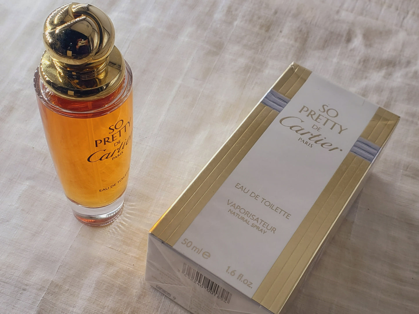 Cartier So Pretty for women EDT Spray 50 ml 1.7 oz, Vintage, Rare, Sealed