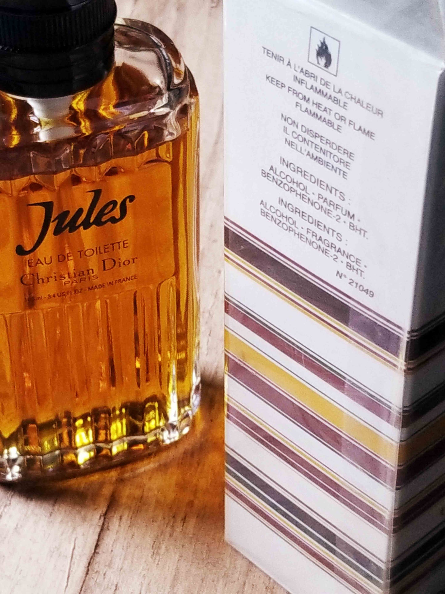 Jules By Christian Dior EDT Spray 100 ml 3.4 oz, Rare, Vintage