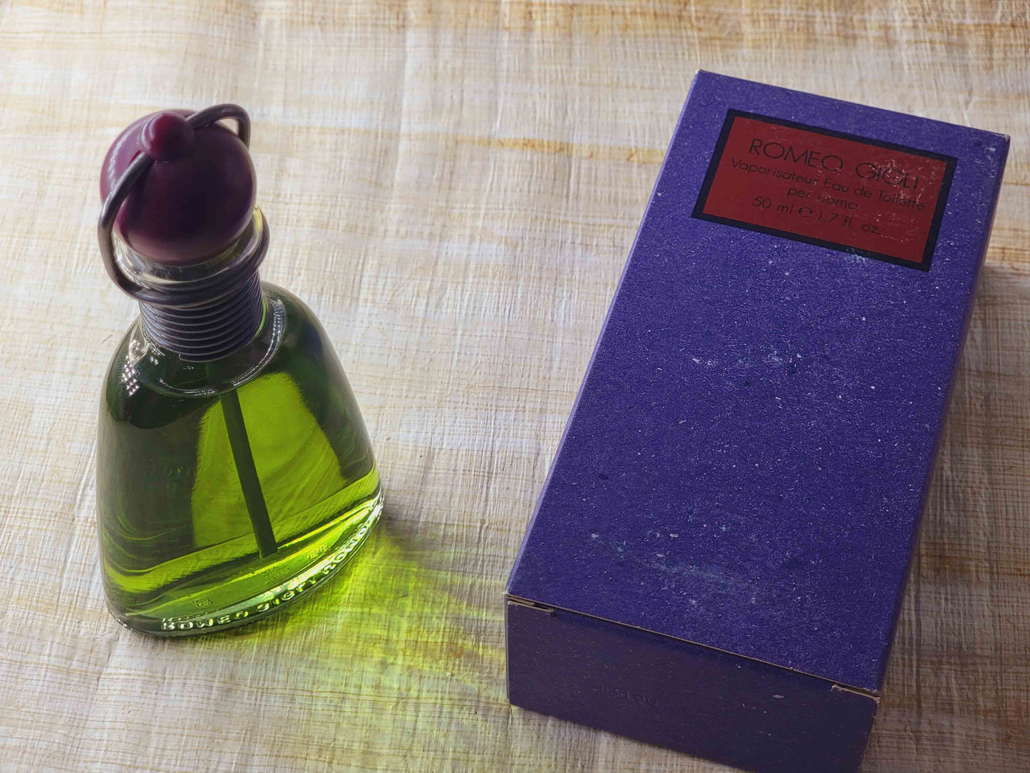 Romeo Gigli Per Uomo EDT Spray 100 ml 3.4 oz Or 50 ml 1.7 oz, Vintage, Rare