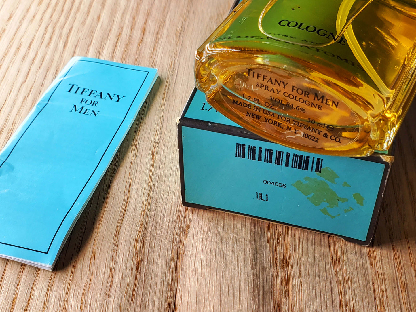 Tiffany for men EDC Spray 50 ml 1.7 oz, Vintage, Rare