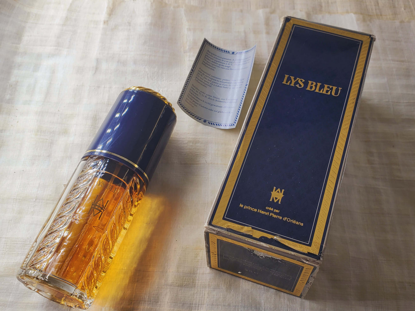 Lys Bleu Prince Henri d'Orleans for women EDT Spray 100 ml 3.4 oz, Vintage