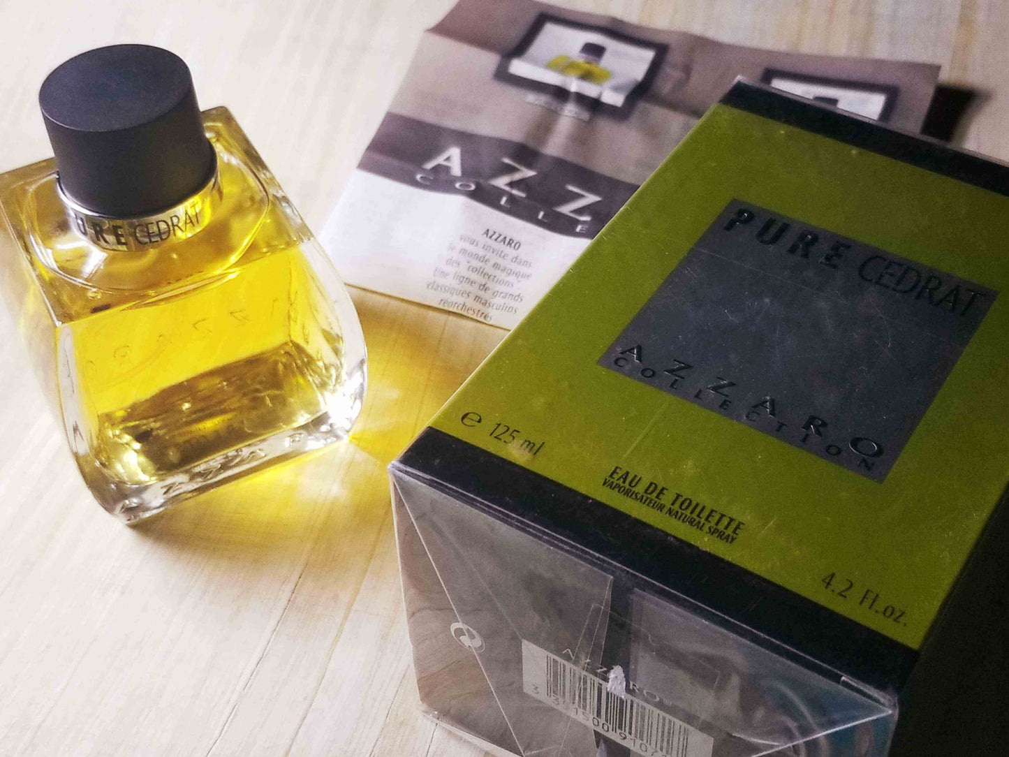 Pure Cedrat Azzaro for men EDT Spray 125 ml 4.2 oz OR 75 ml 2.5 oz, Vintage, Rare, Sealed