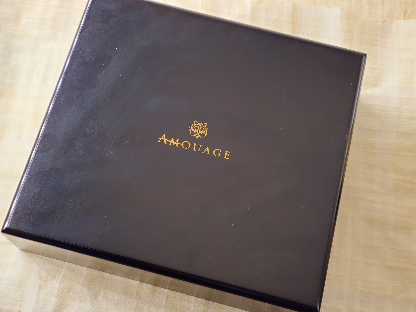 SET Amouage Gold pour Homme EDT Spray 50 ml 1.7 oz + Bukkur Ships, Vintage, Very Rare, Hard to find, Crystal BottlePlated 24k Gold