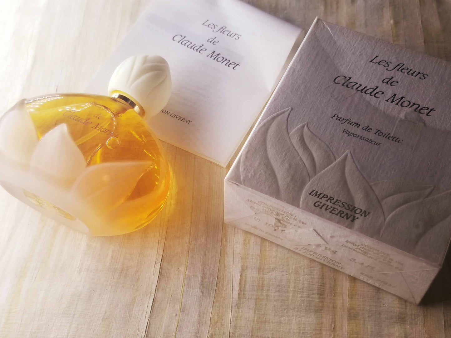 Les Fleurs de Claude Monet EDP Spray 100 ml 3.4 oz, Vintage, Rare