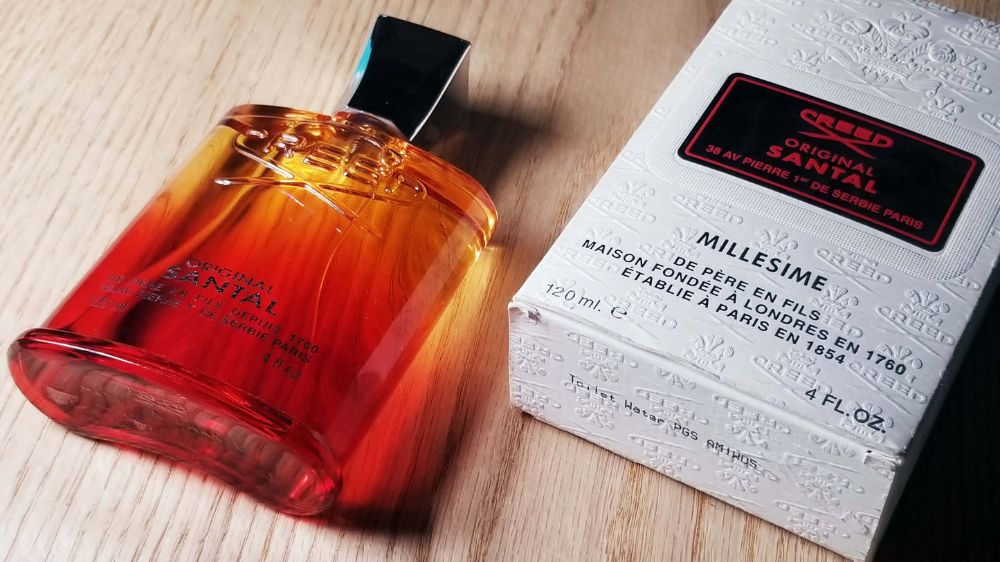 Original Santal Creed (Batch 2005) for Unisex EDT Spray 120 ml 4 oz, Very Rare, Vintage