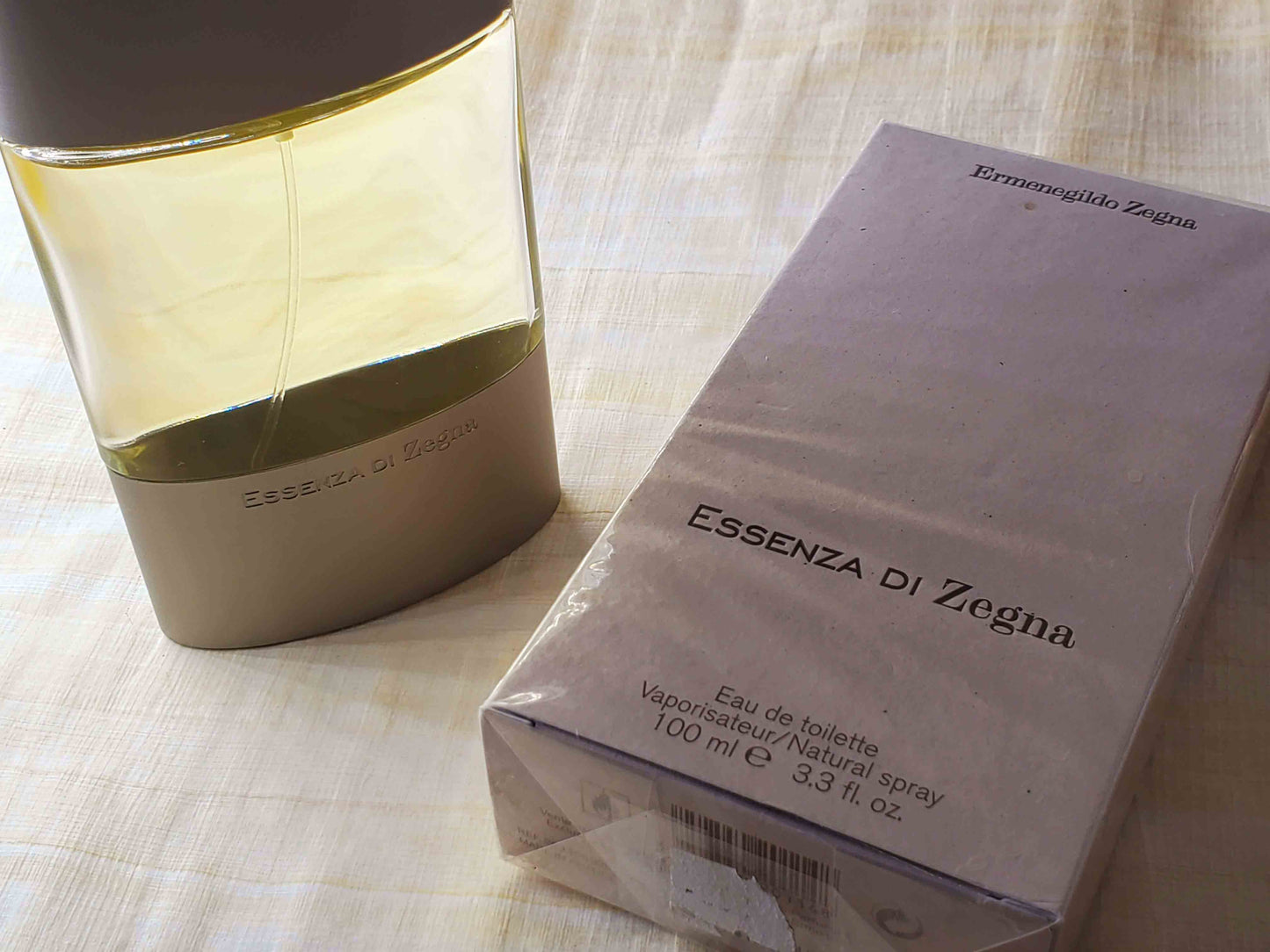Essenza di Zegna Ermenegildo Zegna for men EDT Spray 100 ml 3.4 0z OR 50 ml 1.7 oz, Vintage, Rare, Sealed