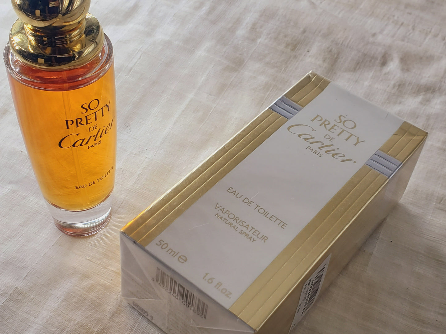 Cartier So Pretty for women EDT Spray 50 ml 1.7 oz, Vintage, Rare, Sealed