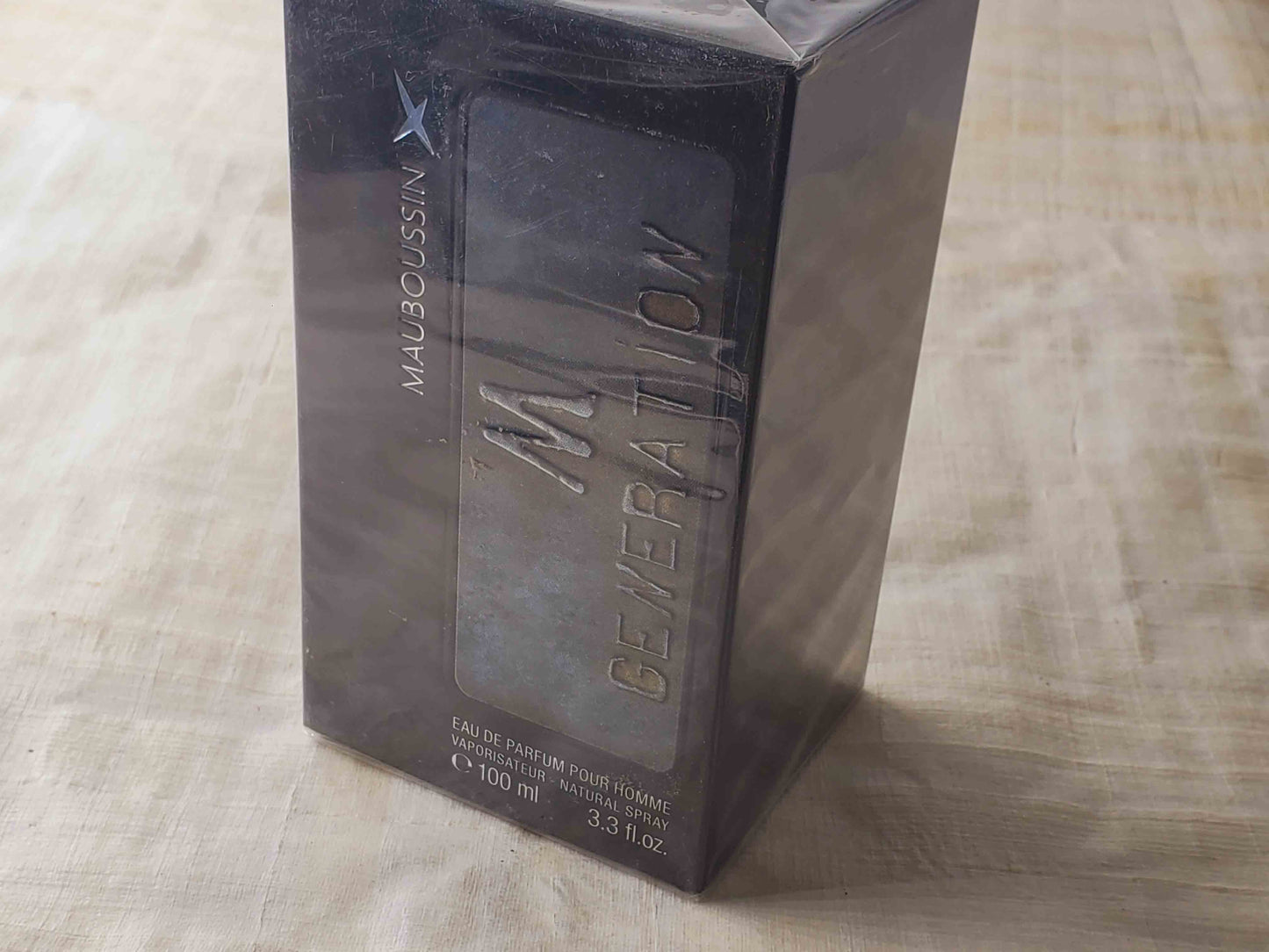 M Generation Mauboussin for men EDP Spray 100 ml 3.4 oz, Vintage, Rare