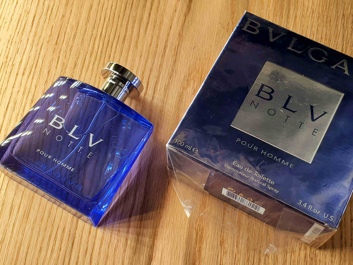BLV Notte Pour Homme Bvlgari for men EDT Spray 100 ml 3.4 oz, Vintage, Rare, Sealed