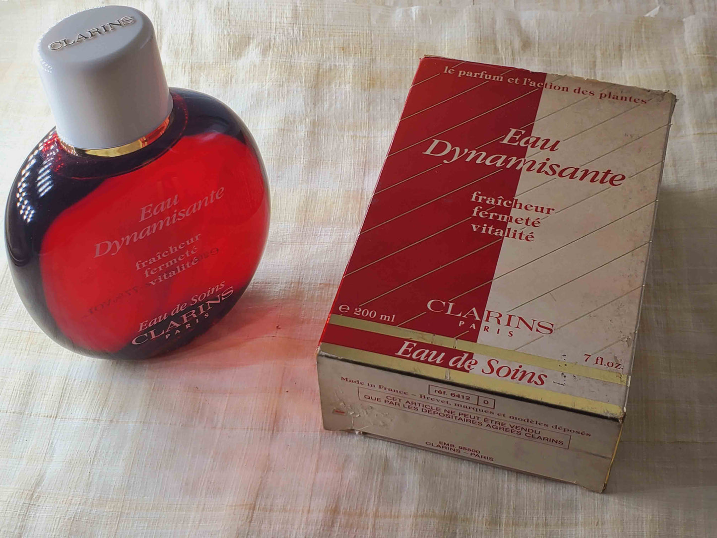 Eau Dynamisante Clarins for women and men Eau de Soins Splash 200 ml 7 oz, Vintage, Rare