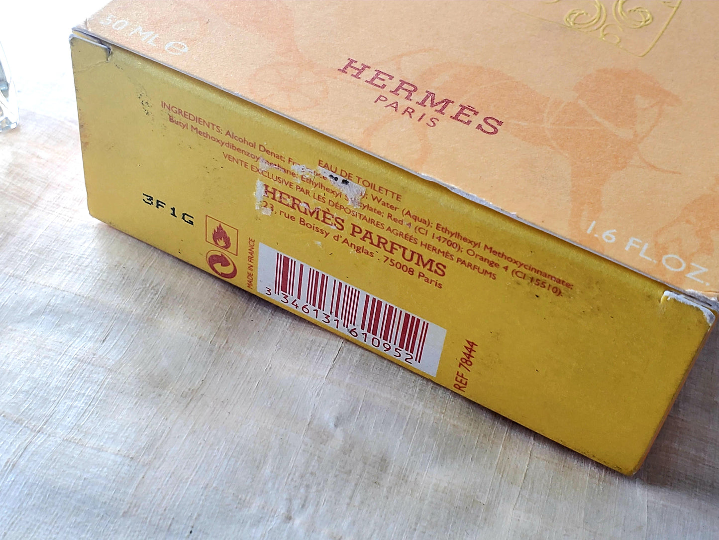 24 Faubourg Eau Delicate Hermes for women EDT Spray 100 ml 3.4 oz Or 50 ml 1.7 oz, Vintage, Rare, Sealed