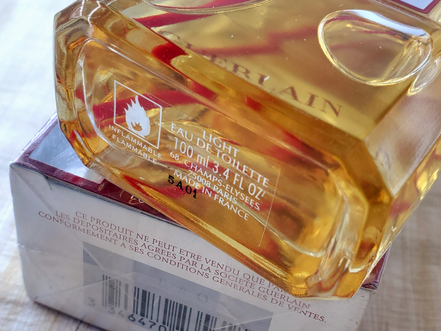 Habit Rouge Légère Guerlain for men EDT Spray 100 ml 3.4 oz, Rare, Vintage, Sealed