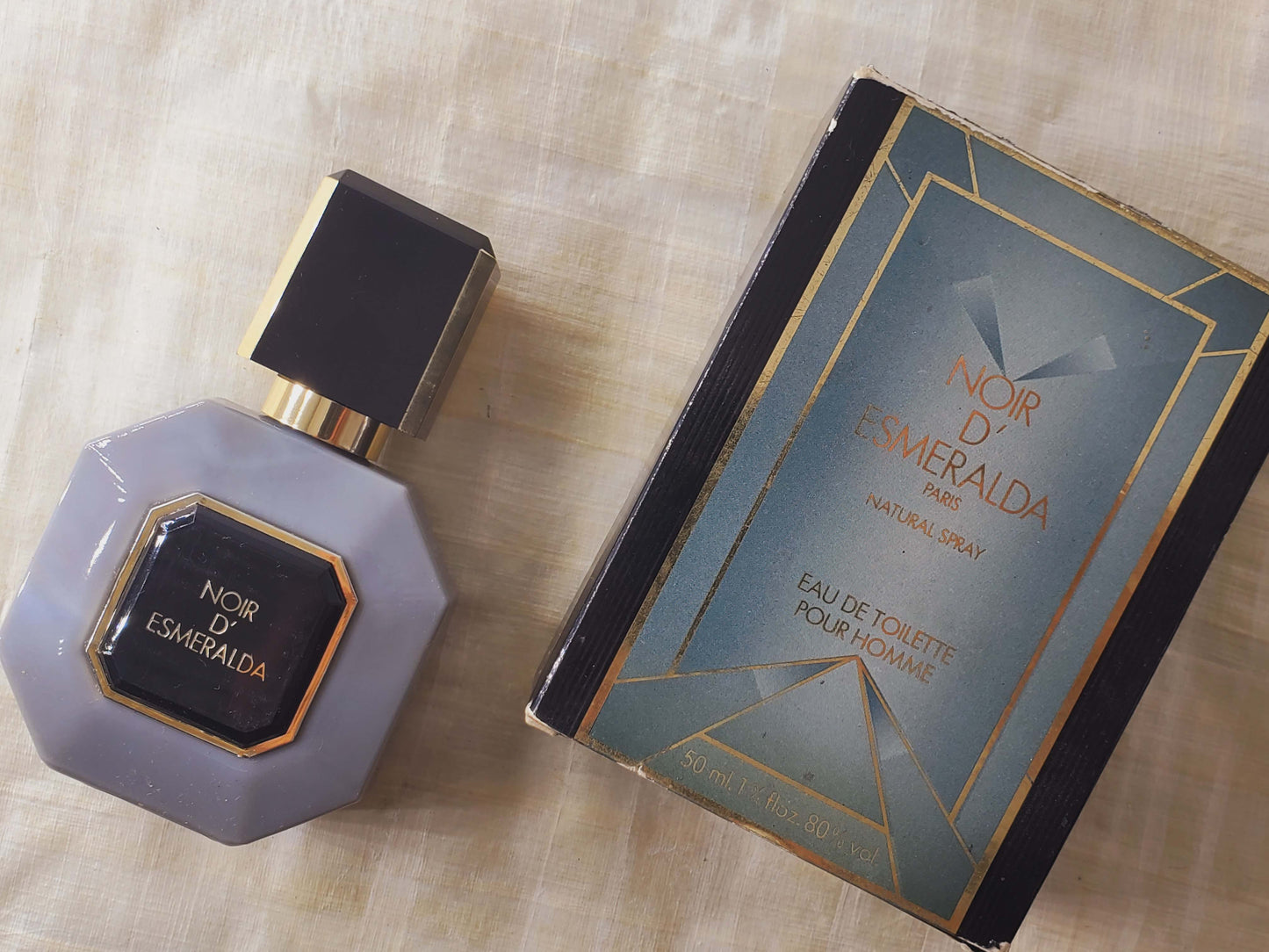 Noir d'Esmeralda Parfums Esmeralda 1993 for Men EDT Spray 100 ml 3.4 oz OR 50 ML 1.7 oz, Vintage, Rare