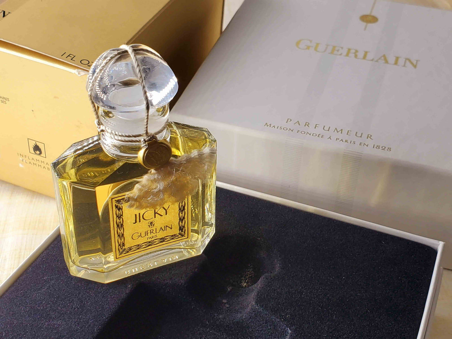 Jicky Extrait Guerlain for women PARFUM Splash 30 ml 1 oz, Vintage, Sealed