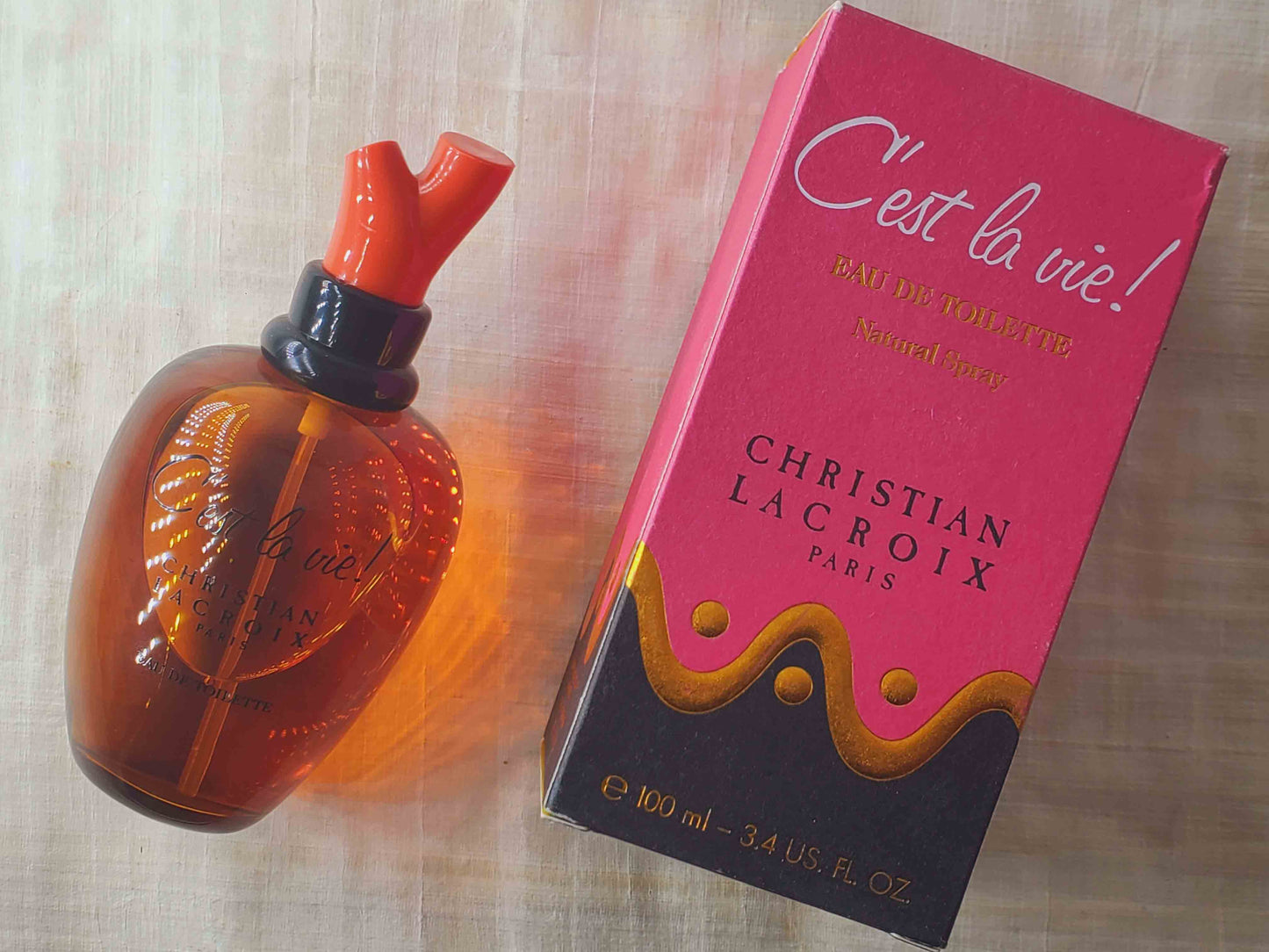 C'est La Vie Christian Lacroix for women EDT Spray 200 ml 6.8 oz Tester OR 100 ml 3.4 oz, Vintage, Rare, Sealed
