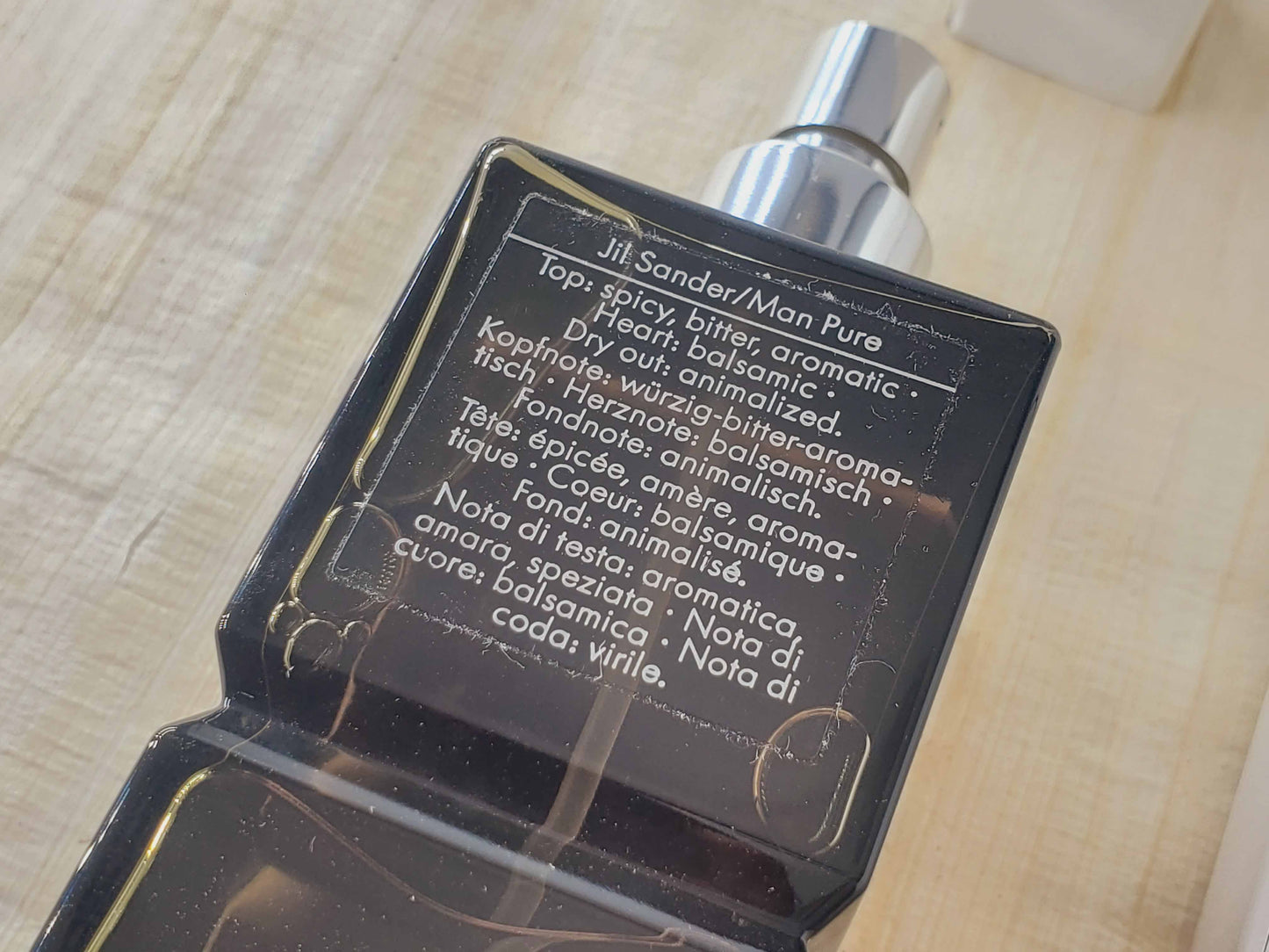 Jil Sander Man I (Man Pure) Old Version for men EDT Spray 125 ML 4.2 oz, Vintage, Rare, Tester