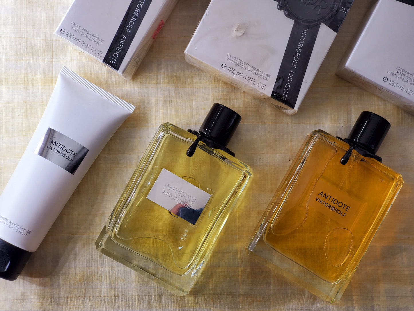Antidote Viktor&Rolf for men EDT + After Shave Spray 125 ml 4.2 oz + After Shave Balm Tube, Vintage, Rare