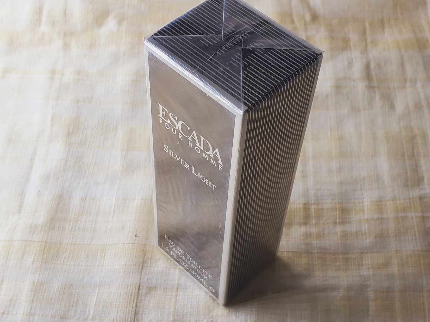 Escada pour Homme Light Silver Edition for men EDT Spray 125 ml 4.2 oz OR 40 ml 1.3 oz, Vintage, Rare