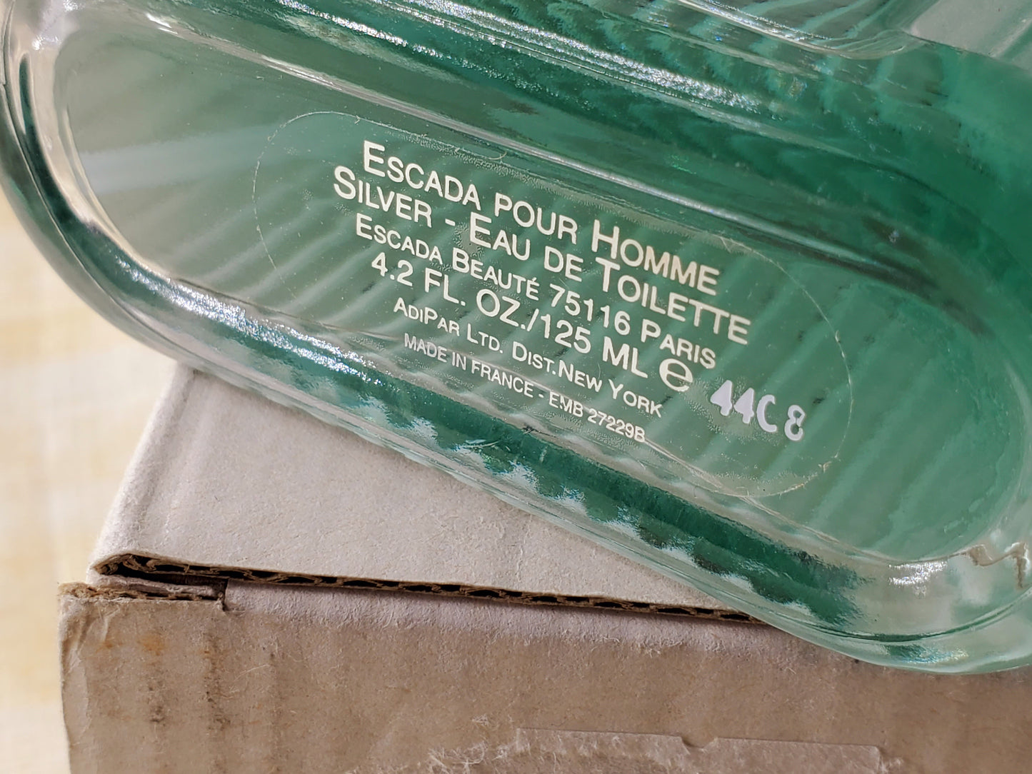 Escada pour Homme Light Silver Edition for men EDT TESTER Spray 125 ml 4.2 oz, Vintage, Rare
