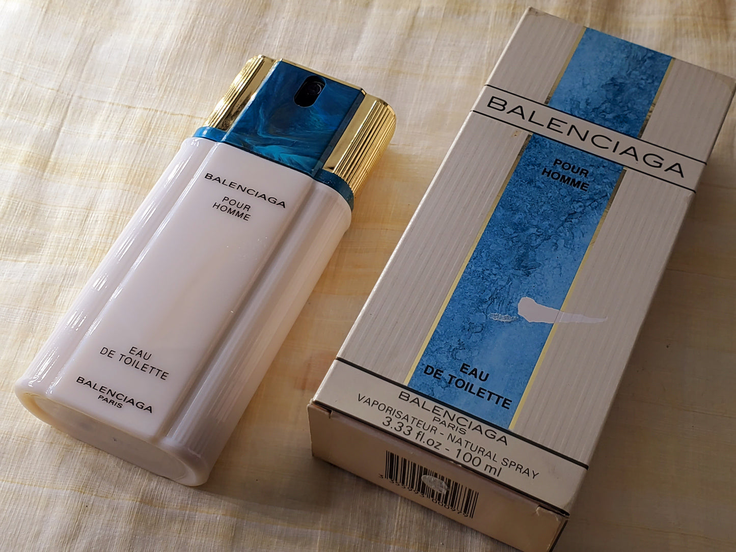 Balenciaga Pour Homme EDT Spray 100 ml 3.4 oz OR 50 ml 1.7 oz OR 30 ml 1 oz, Vintage, Rare