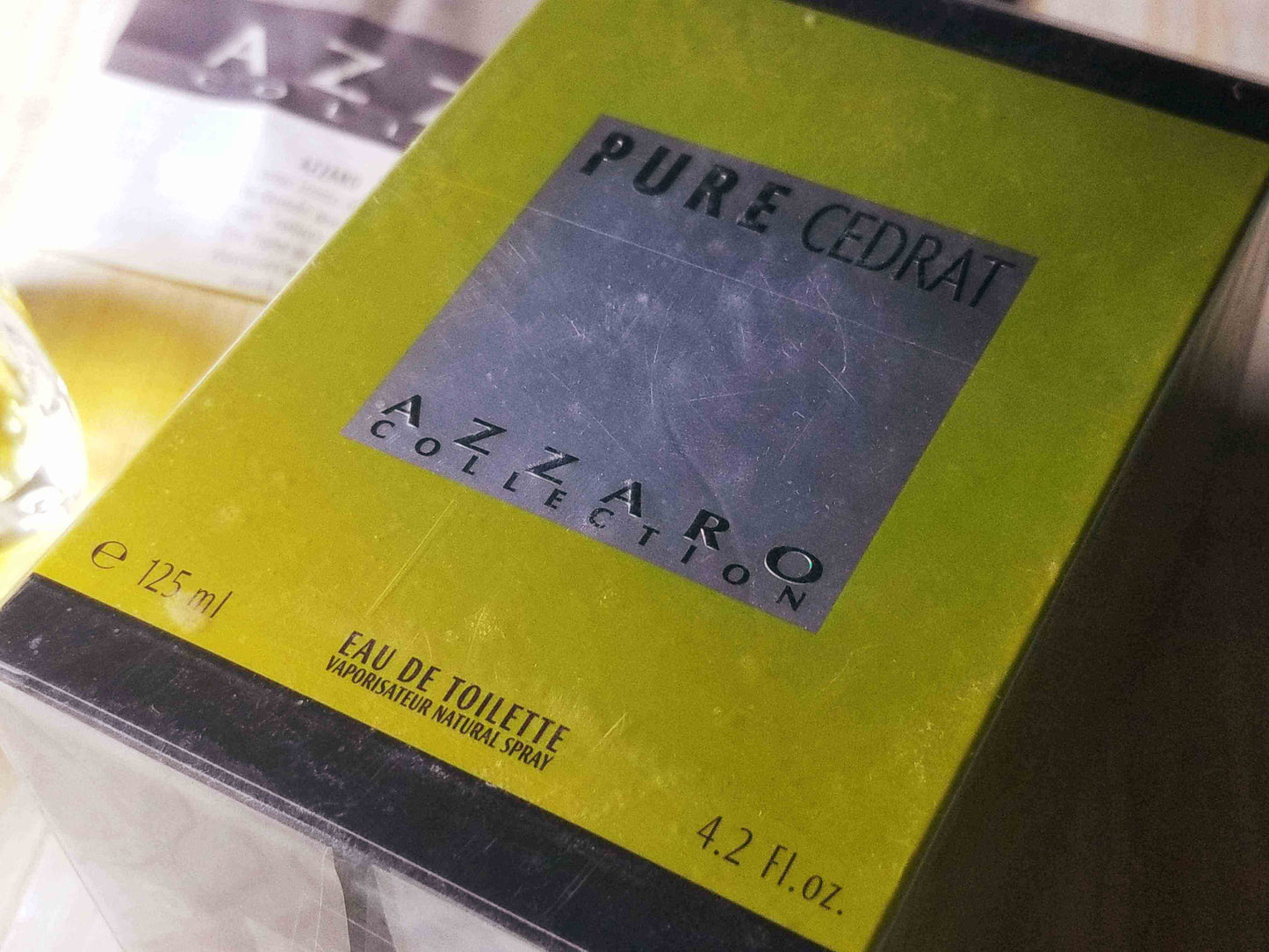 Pure Cedrat Azzaro for men EDT Spray 125 ml 4.2 oz OR 75 ml 2.5 oz, Vintage, Rare, Sealed