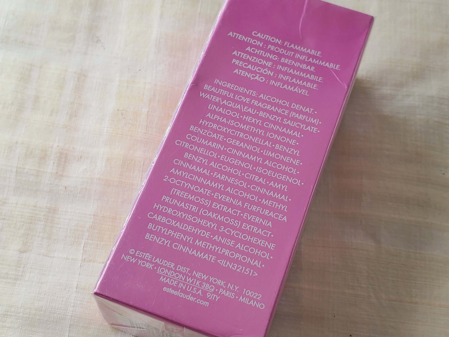 Beautiful Love Estée Lauder for women EDP Spray 75 ml 2.5 oz OR 30 ml 1 oz, Vintage, Very Rare