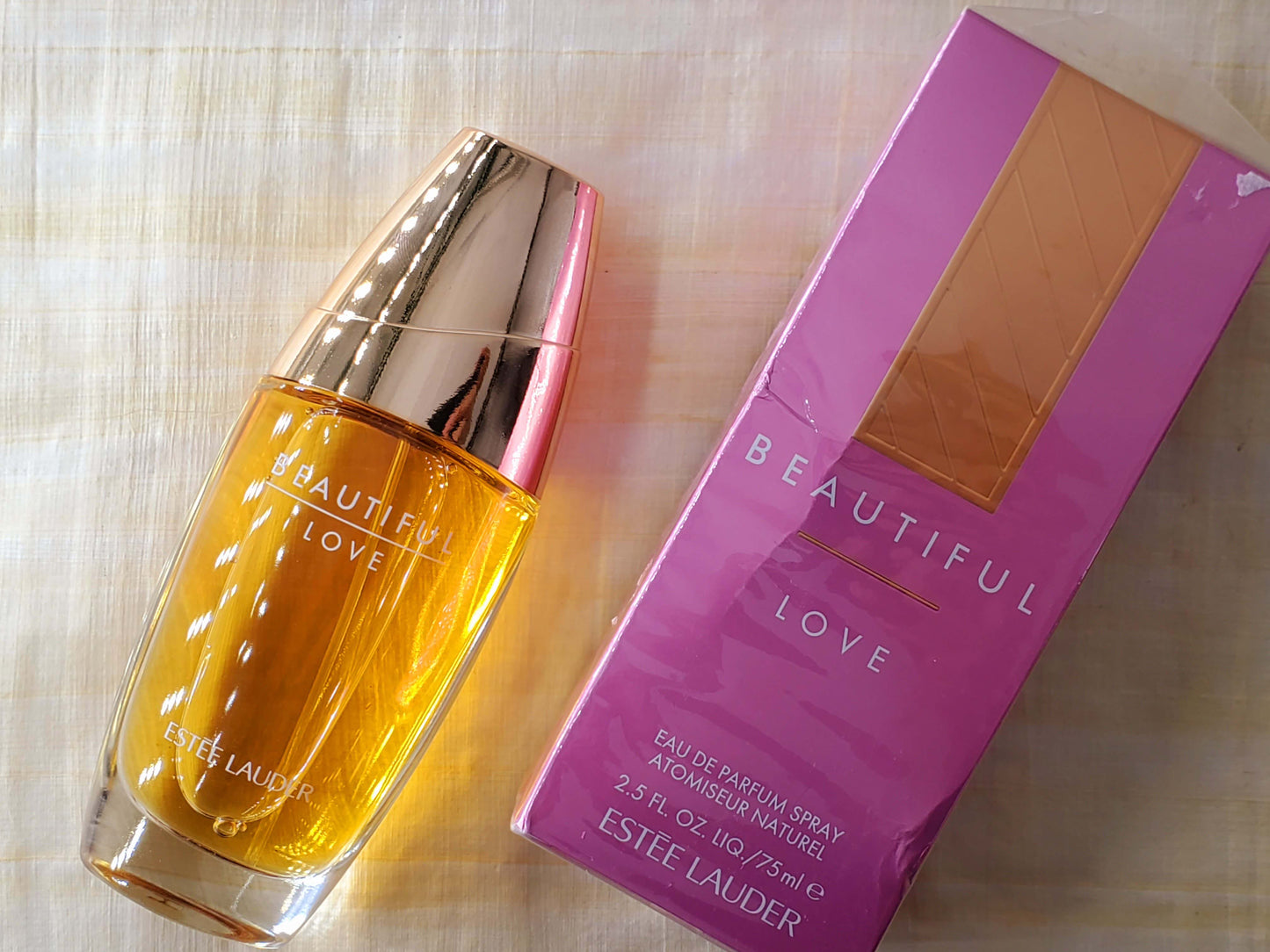 Beautiful Love Estée Lauder for women EDP Spray 75 ml 2.5 oz OR 30 ml 1 oz, Vintage, Very Rare