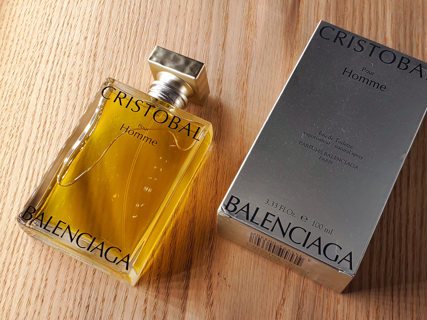 Cristobal pour Homme EDT Spray 100 ml 3.4 OR 50 ml 1.7 oz OR 30 ml 1 oz, Vintage, Rare