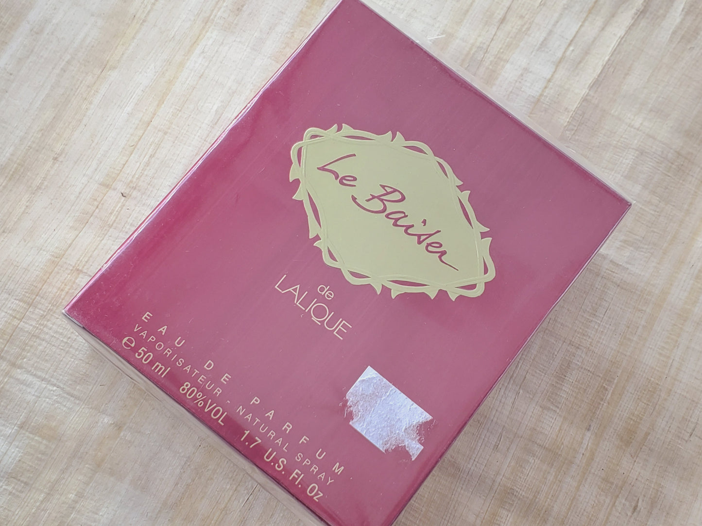 Le Baiser Lalique for women EDP Spray 100 ml 3.4 oz OR 50 ml 1.7 oz, Vintage, Rare
