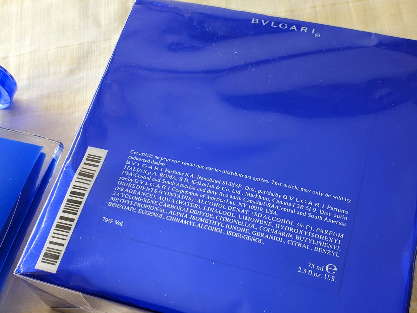 BLV Bvlgari for women EDP Spray 75 ml 2.5 oz, Vintage, Rare, Sealed