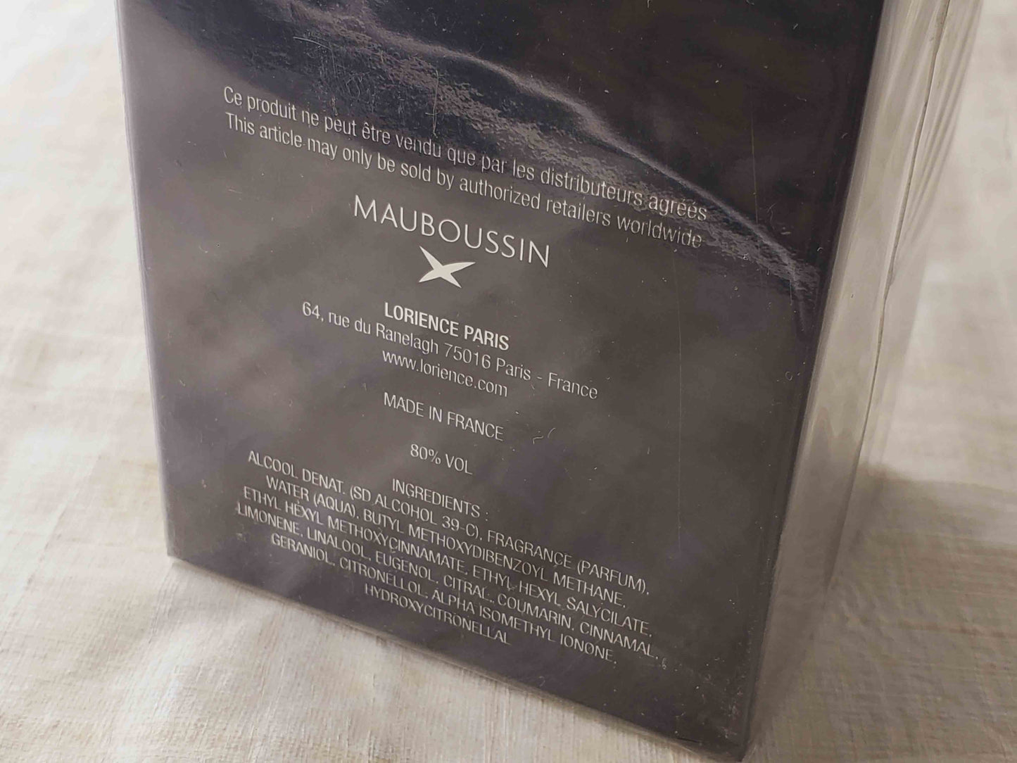 M Generation Mauboussin for men EDP Spray 100 ml 3.4 oz, Vintage, Rare