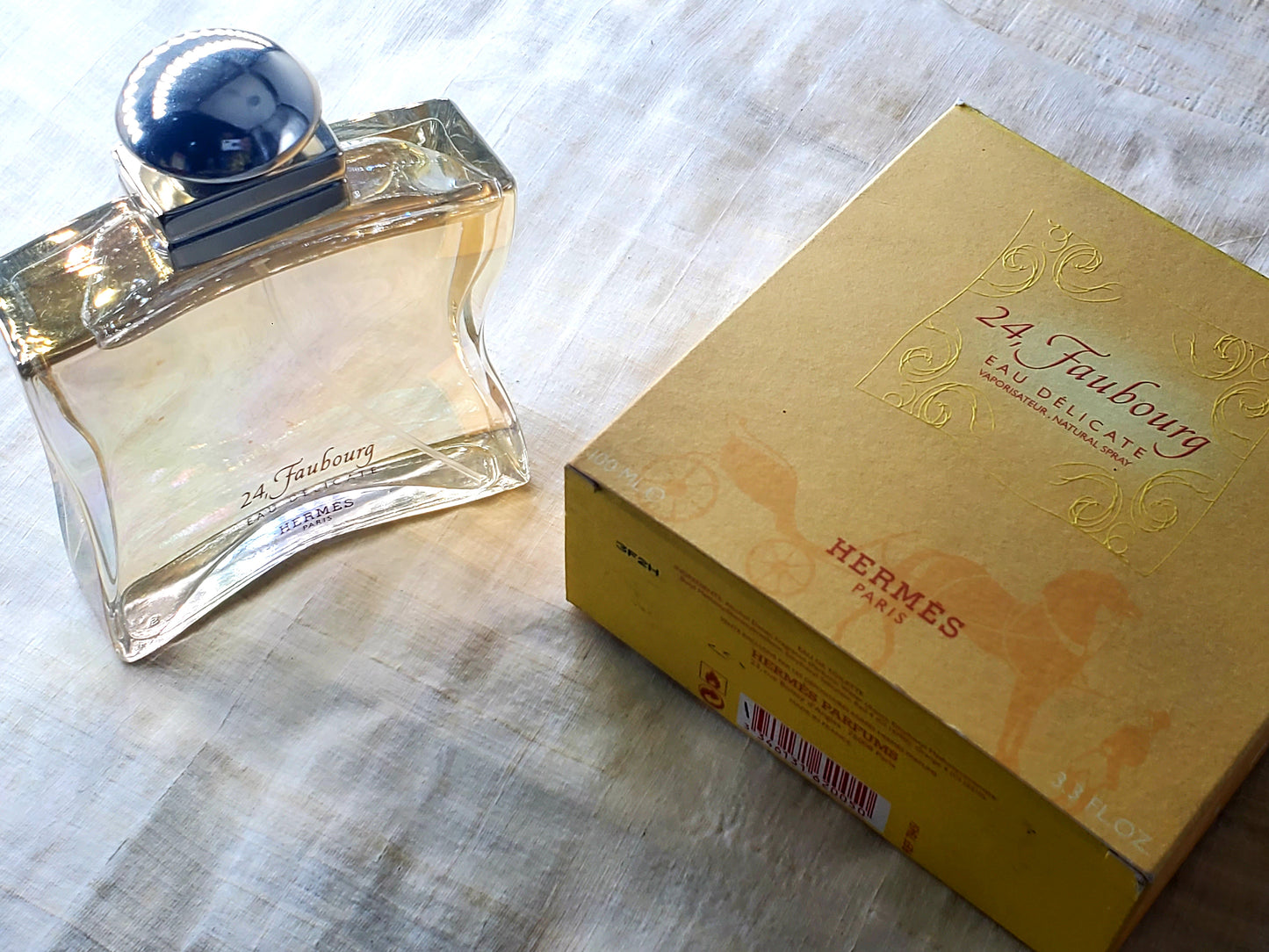 24 Faubourg Eau Delicate Hermes for women EDT Spray 100 ml 3.4 oz Or 50 ml 1.7 oz, Vintage, Rare, Sealed