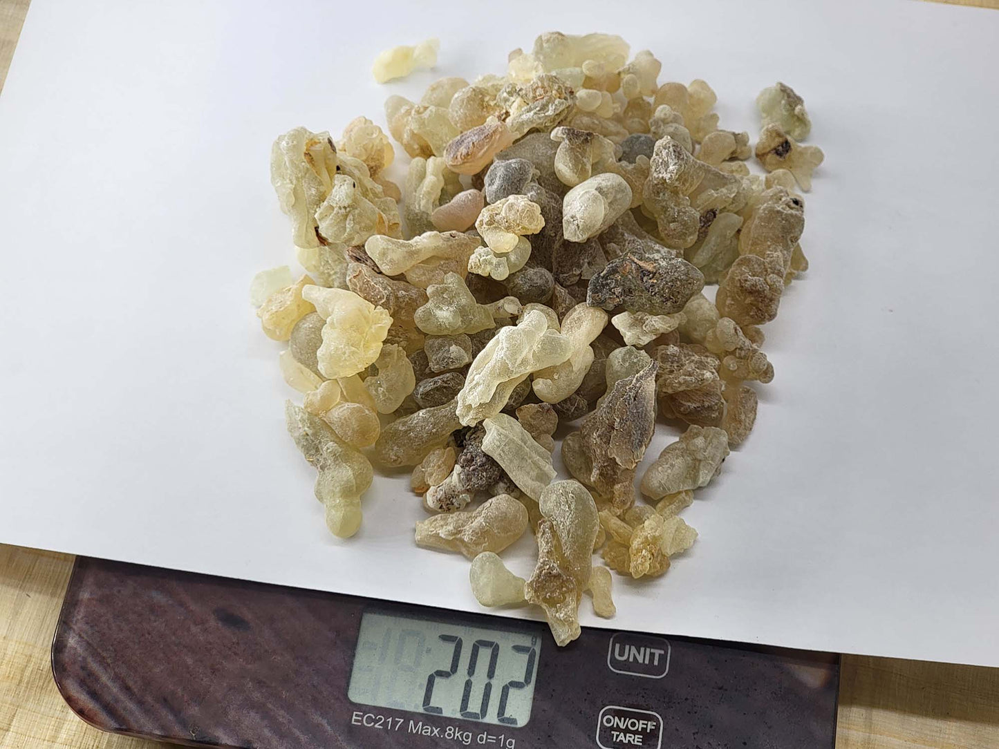 Organic Resins Green Frankincense Hogary Omani 200 g Or 500 g Or 1 Kilo