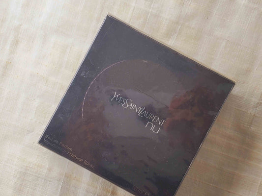Yves Saint Laurent Nu EDP Spray 100 ml 3.4 oz Or 50 ml 1.7 oz, Vintage, Rare, Sealed