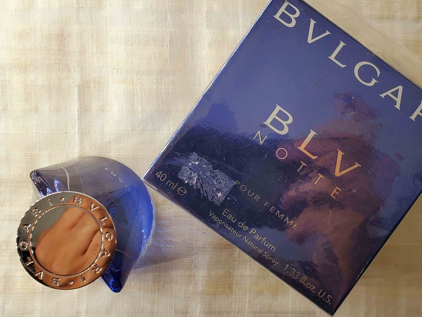 BLV Notte Pour Femme Bvlgari for women EDP Spray 75 ml 2.5 oz OR 40 ml 1.33 oz, Vintage, Rare, Sealed