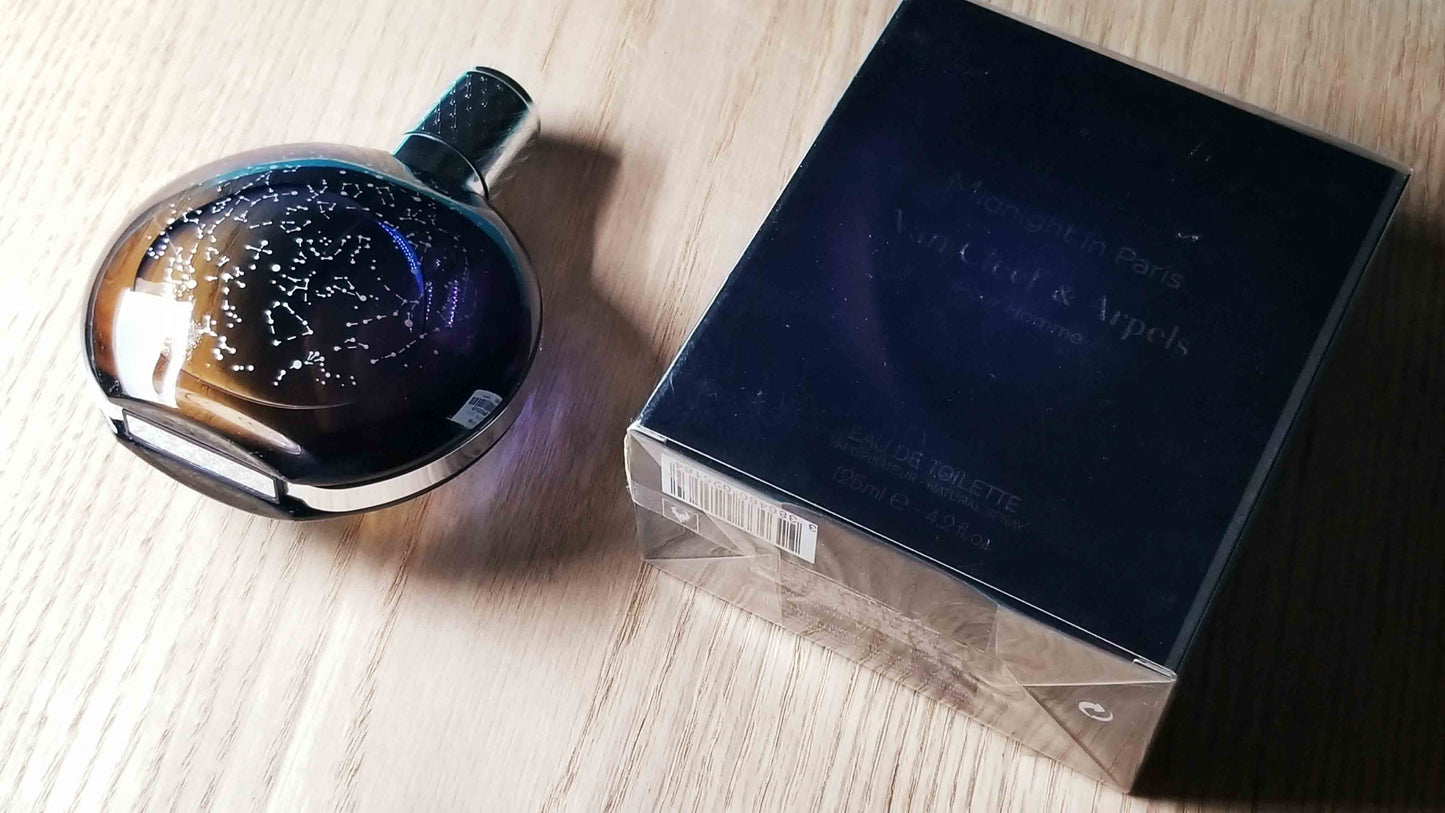 Midnight in Paris Van Cleef & Arpels for men EDT Spray 125 ml 4.2 oz, Vintage, Rare