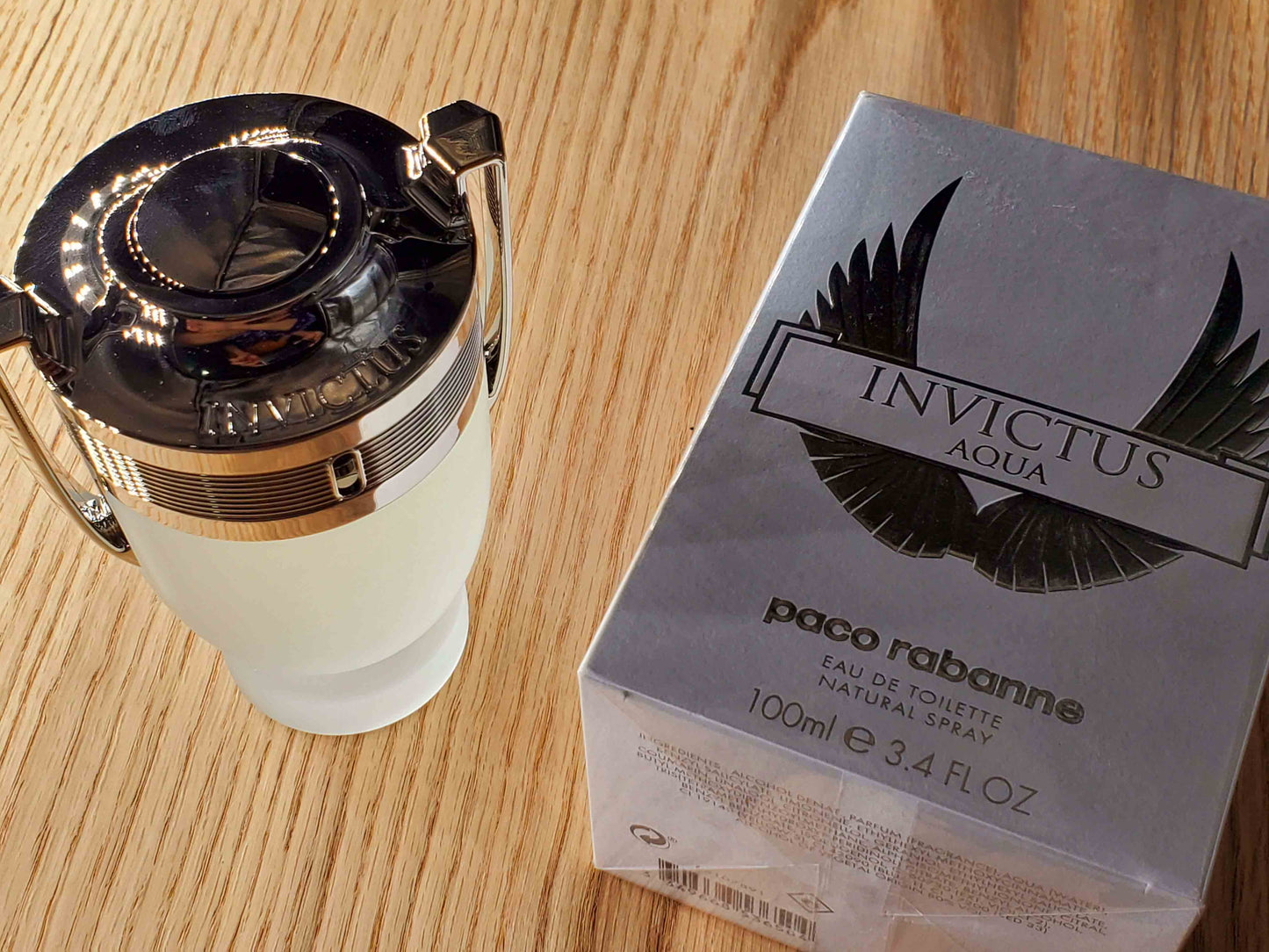 Invictus Aqua 2016 Paco Rabanne for men EDT Spray 100 ml 3.4 oz, Vintage, Rare, Sealed