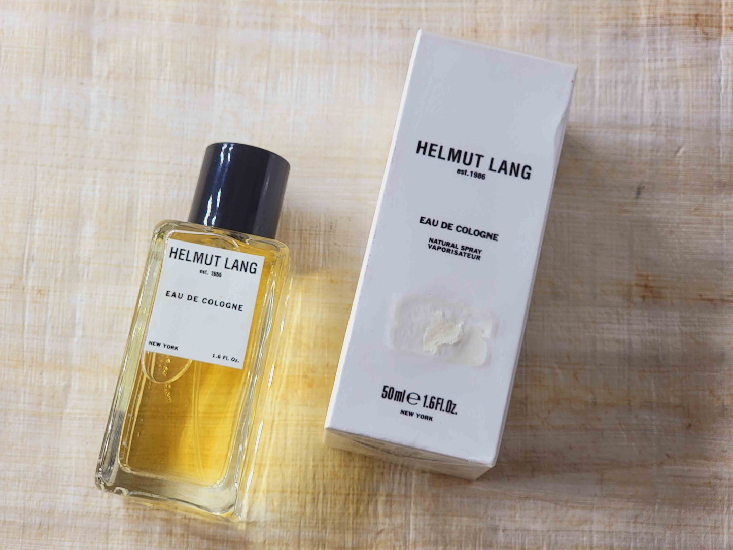 Eau de Cologne Helmut Lang for men EDC Spray 100 ml 3.4 oz Or 50 ml 1.7 oz, Vintage, Rare