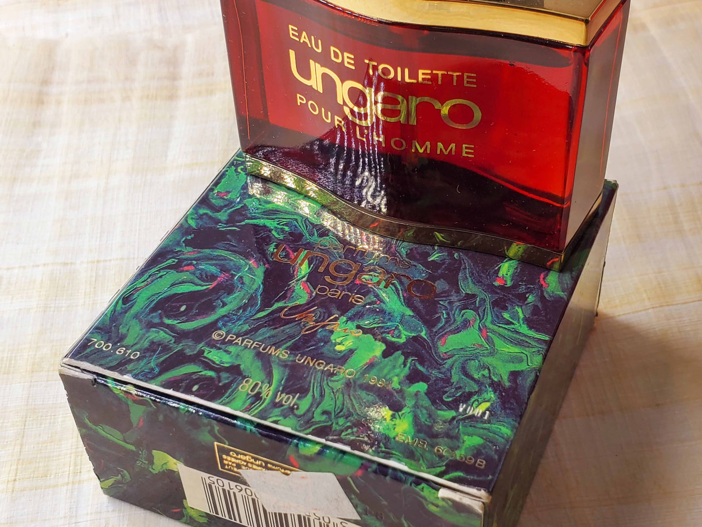 Ungaro pour L'Homme Emanuel Ungaro for men EDT Spray 50 ml 1.7 oz, Vintage, Rare